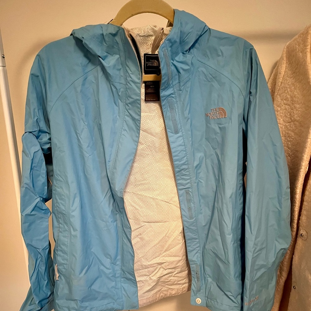 The North Face Blue Rain Jacket